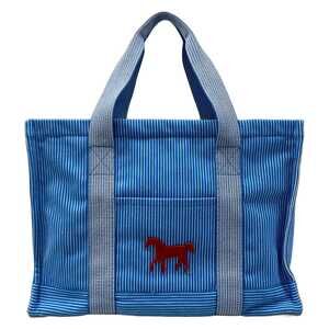 Hermès Tote Bag Light Blue White Red